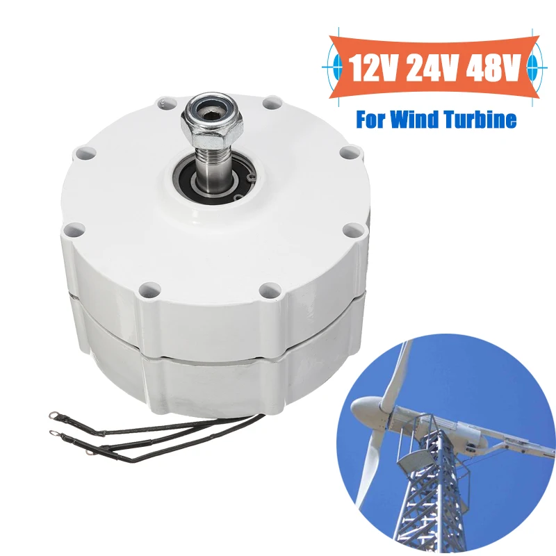 3000 Вт 12 В 24 в 48 в ветряной генератор двигатель высокая эффективность для DIY ветряных турбин контроллер лопастей 3 фазы тока PMSG