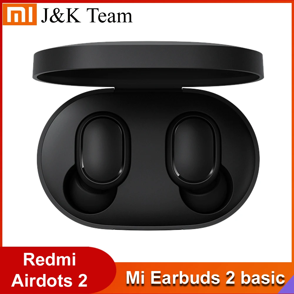 Wireless Earphone Earbuds Tws Xiaomi Redmi 2-Basic Bluetooth 5.0 Airdots-2 Tap-Control