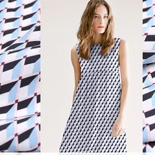 114 см широкая натуральная шелковая ткань метр 16 мм дышащая крепдешин платье из шелковой ткани печатная ткань шелковая ткань