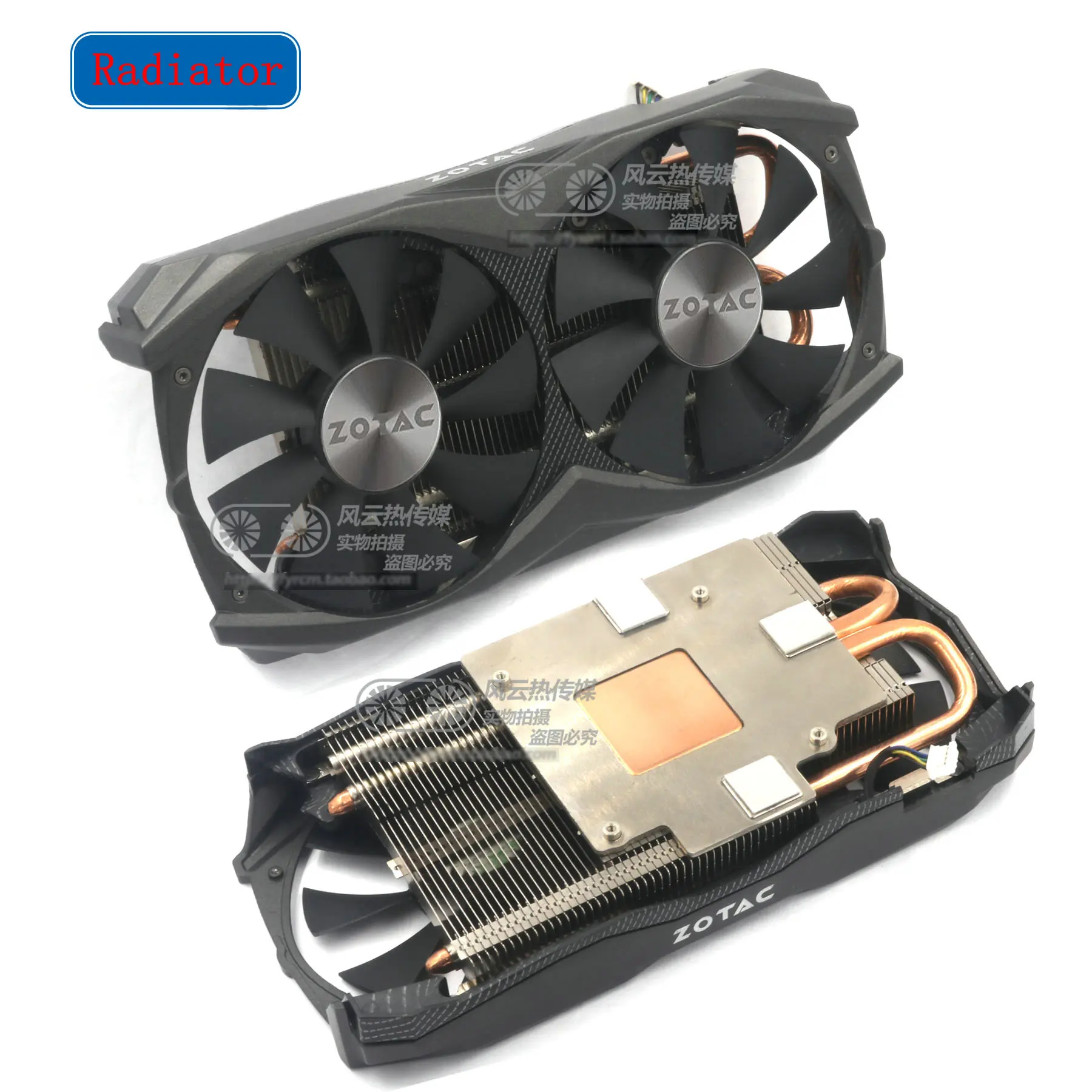 1 комплект радиатор для видеокарты ZOTAC GTX960 GTX950 AMP 4 Гб 2