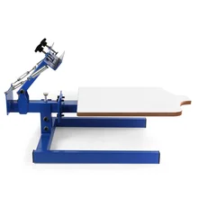 Printing Screen Printing Machine Monochrome Manual Printing Machine Handprint Table T-shirt Clothes Non-woven Bag Countertop manual flatbed screen printer machine price flat screen print manual screen printer hand screen printing machine