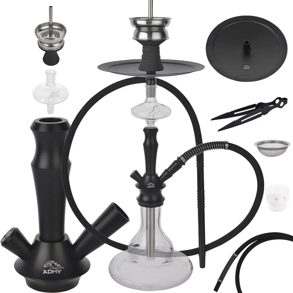 ADMY Hgt63cm Hose150cm алюминиевый кальян шесть цветов наргиле курительная трубка оптовая