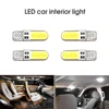 10pcs 12SMD LED W5W T10 194 168 COB Led Parking Bulb Auto Wedge Clearance Lamp CANBUS Silica Bright White License Light Bulbs ► Photo 3/5