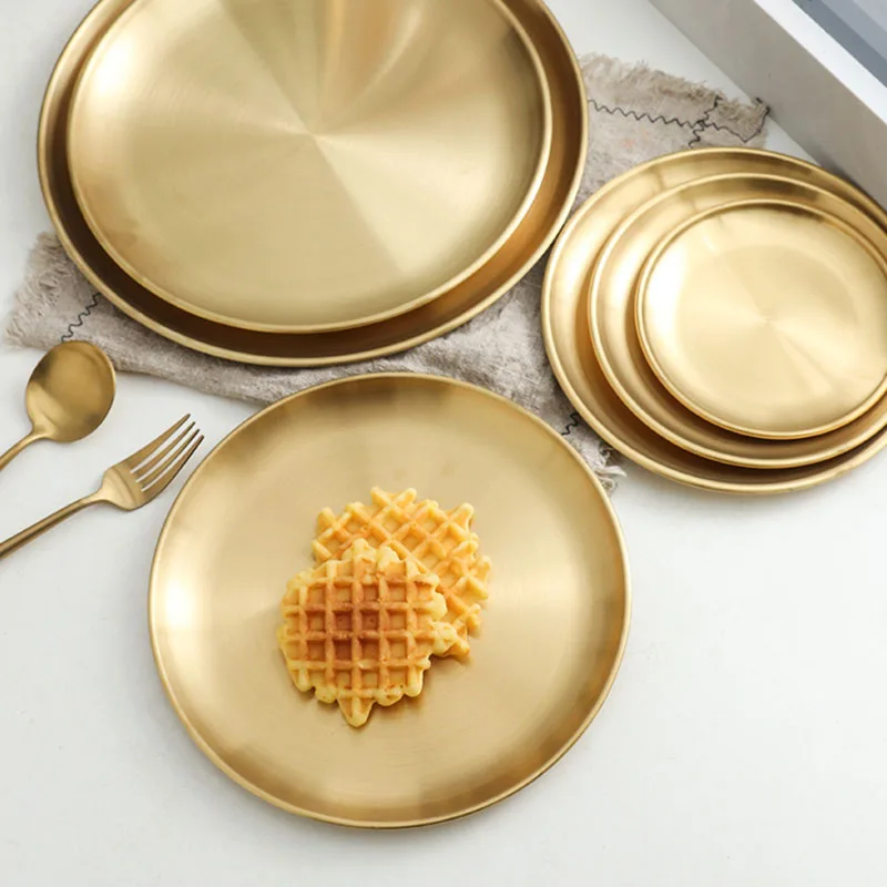 1pcs-european-style-dinner-plates-gold-dining-plate-serving-dishes