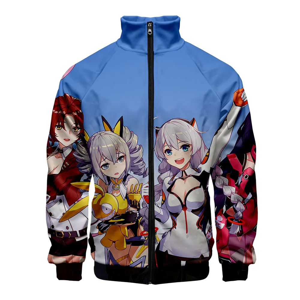 Hongkai impact 3rd 3D куртки на молнии Новинка Горячая Распродажа крутое пальто визуальное воздействие одежда 4XL плюс