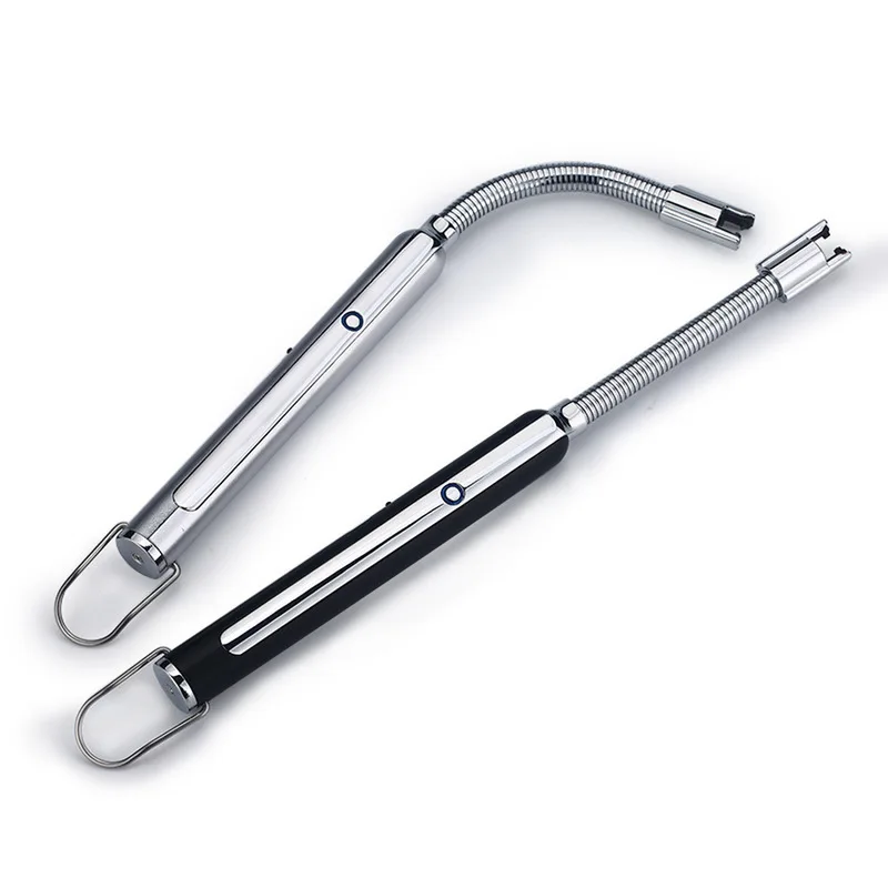 Зажигалка для свечей длинная плазменная USB перезаряжаемая дуговая Ветрозащитная