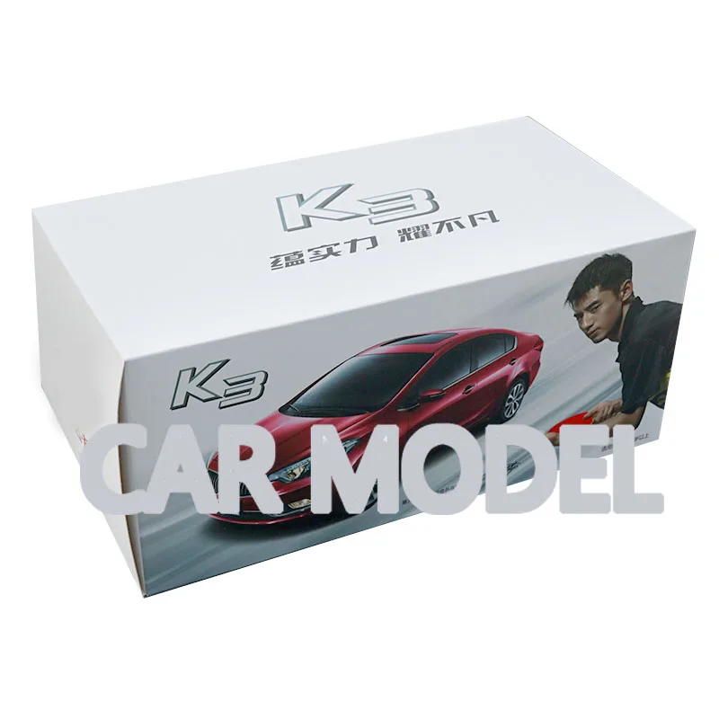 Масштаб 1:18 игрушечные автомобили из сплава QIYA K3 KIA Корея модель автомобиля