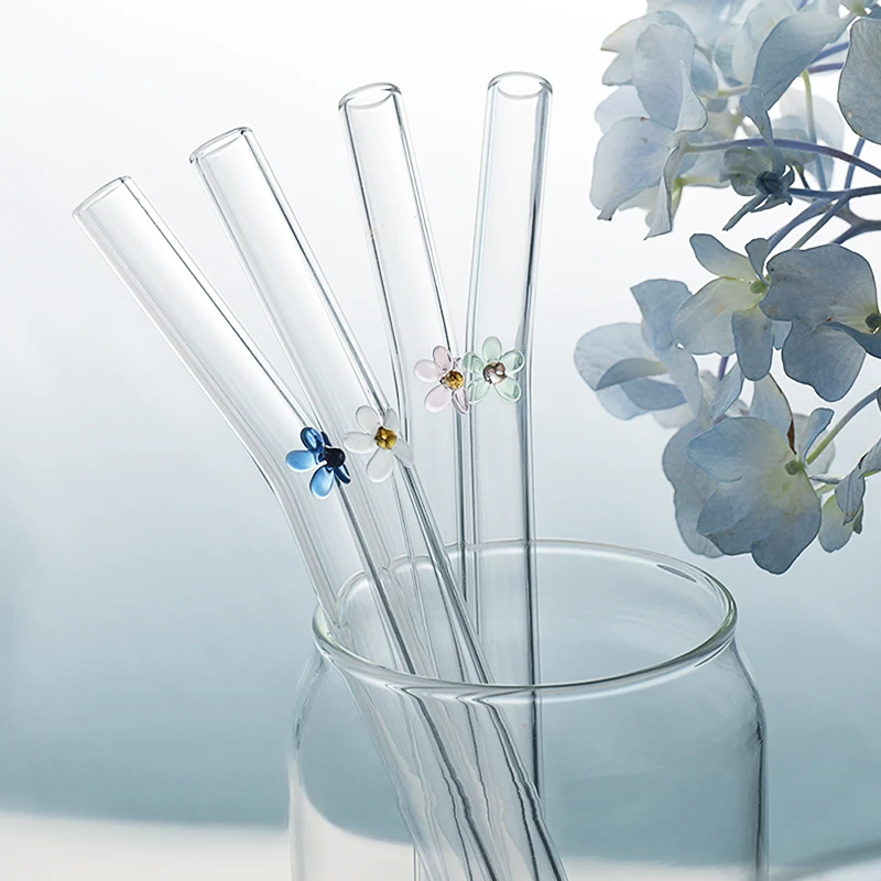 

Reusable Straws Rustproof Metal Drinking Straws with Long Cleaning Brush For Milkshakes Frozen Drinks Smoothies Bubble Tea