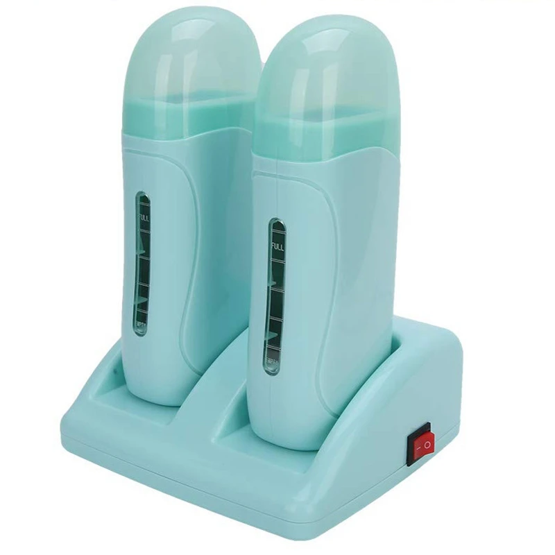 Hair Removal Wax Heater Rolling Professional Double Warm-Up Machine with Base EU Plug | Красота и здоровье