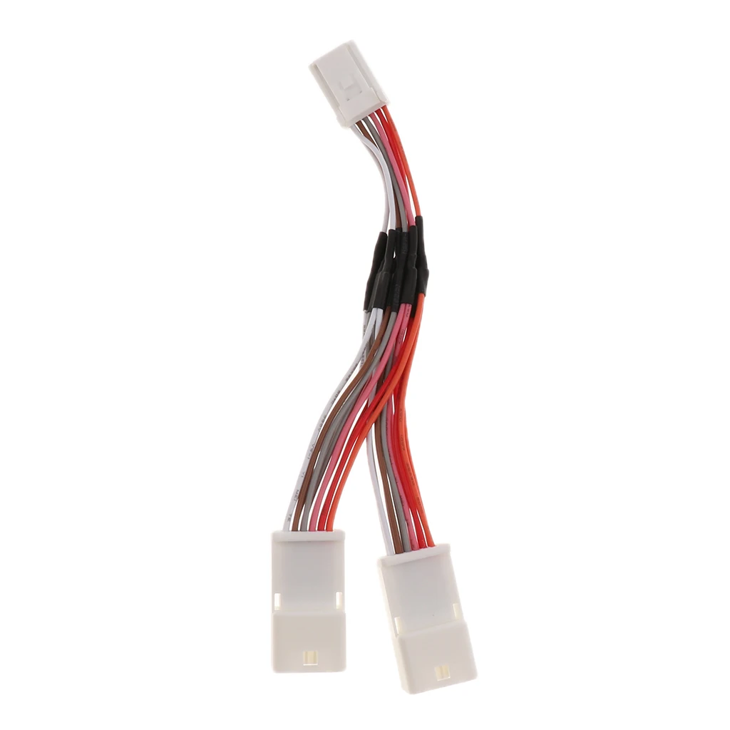Y Cable Splitter Small 6+6Pin Plug CD Changer For Toyota Lexus