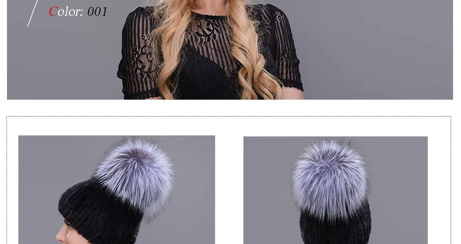 JINBAOSEN зимняя рубашка freizeit pelzmutze nerz stricken innere kappe fuchs pelz ball frau ski hut elegante mode