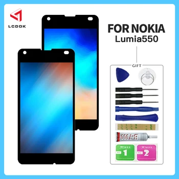 

100% Tested Screen For Nokia Lumia 550 RM-1127 RM-1128 LCD Display Touch Screen Digitizer Assembly Panel Replacement Parts