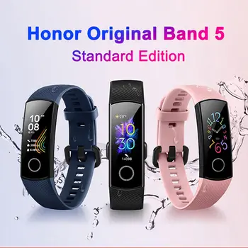 

Original Honor Band 5 Standard Version Fitness Sleep Tracker GPS Smartwatch Heart Rate Monitor AMOLED Screen Smart Bracelet