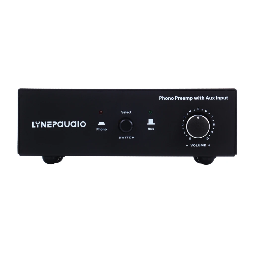 Phono Turntable Pre Amps Signal Amplifier with Auxiliary In & Volume Control
