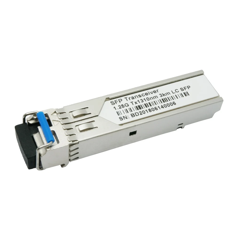 

1.25G 1310/1490nm 140KM Bidi LC SFP,1.25G,DDM,Simplex,WDM,Single Mode Fiber Optic SFP Transceiver