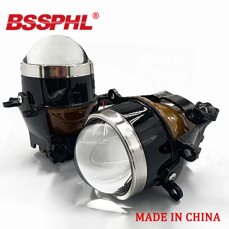 

BSSPHL Car HID Bi-xenon Fog Lights Projector Lens Driving Lamps Retrofit For HONDA MAZDA/MITSUBISHI/NISSAN/OPEL/PEUGEOT/RENAULT