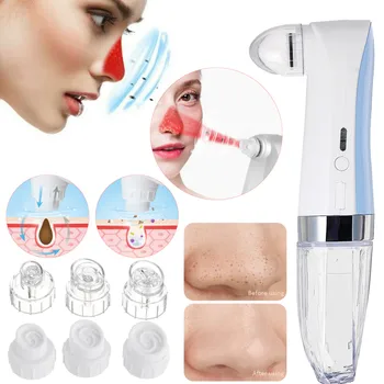 

NEW Handheld Facial Pore Blackhead Vacuum Suction Blackhead Remover Face Pore Cleansing Device Acne Remover Cleaner Machine drop