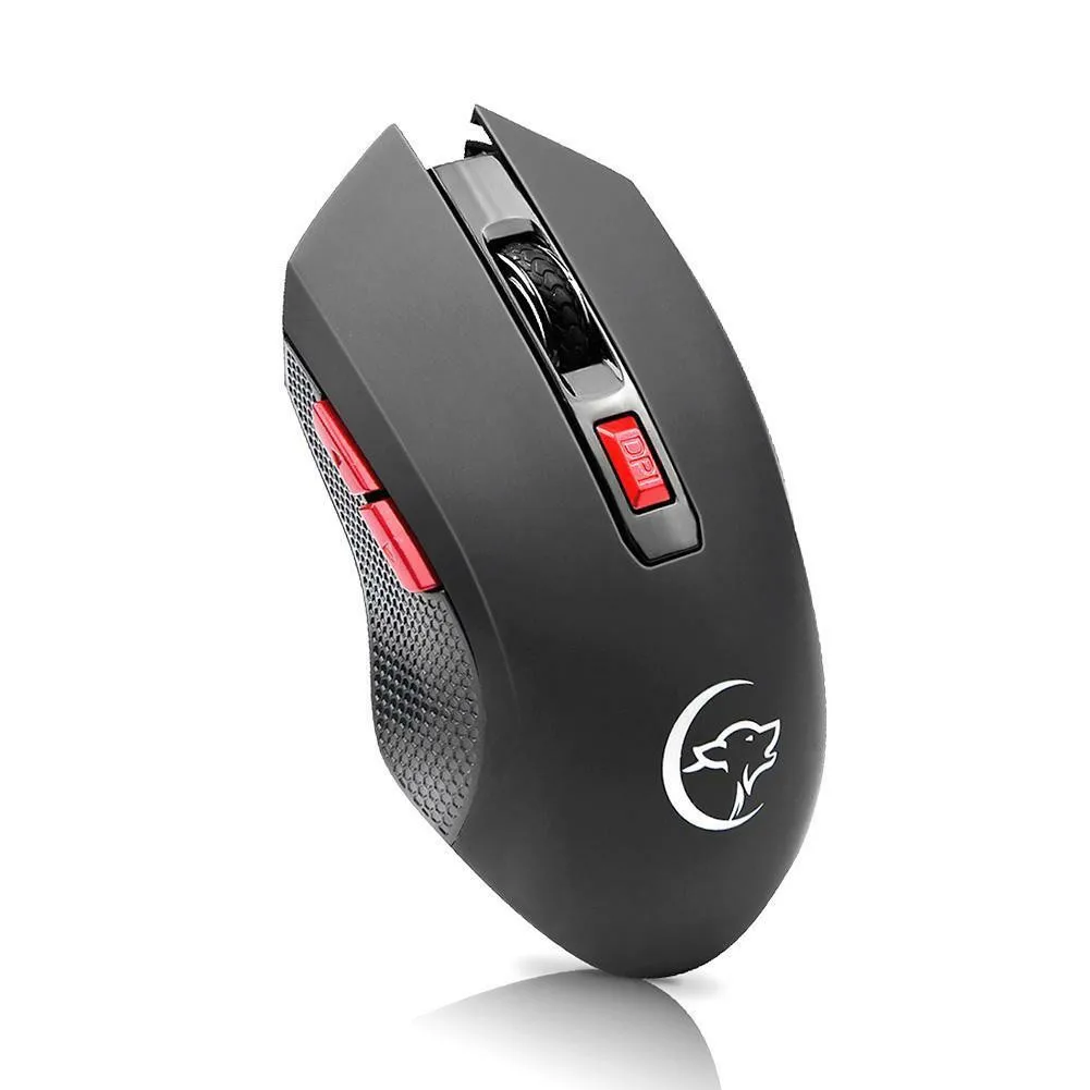 G817 2400DPI 2.4Ghz USB Wireless Optical Ergonomic Gaming Mouse Mice 6 Button