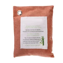 Удаляет запах бамбукового угля мешок очистки очиститель 15*19 см вредный воздух 200 г свежий углерод воздуха