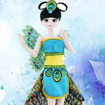 19 ''BJD кукла 50 см Мода Большой BJD кукла игрушки Косплэй Платье Рапунцель одежда обувь макияж Фея SD кукла принцесса детские игрушки - Цвет: 08