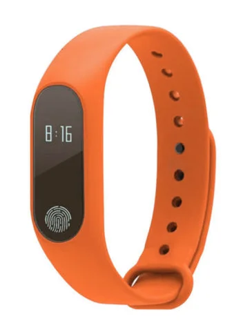orange Смарт-часы Bluetooth Браслет фитнес-трекер для измерения сердечного ритма сна монитор Женские Мужские часы-браслет водонепроницаемый браслет - Цвет: orange