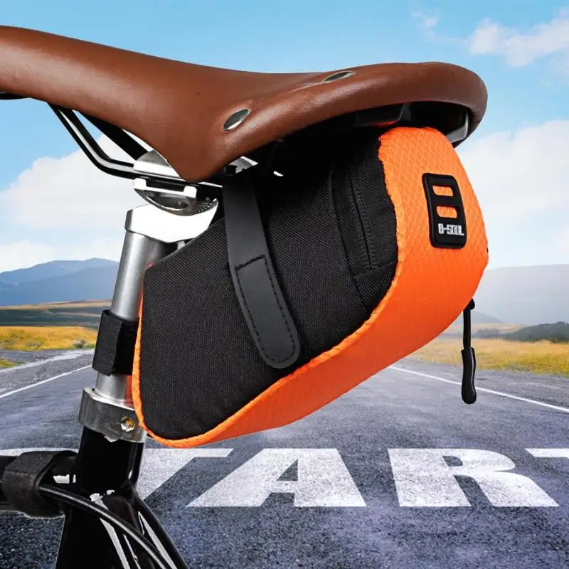 Waterproof Bicycle Saddle Bag Cycling Seat Rear Pouch,Bike Tail Storage Pannier 