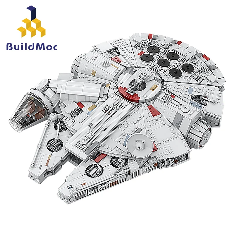 

Star Millennium Spacecraft Starship Space Wars Awakens Figures Falcon Building Block Brick For 05007 Gift Kid Toy