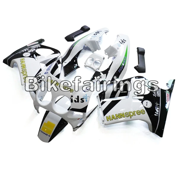 Полный обтекатели для Honda CBR250RR CBR250 RR MC19 1988 1989 мотоцикл набор впрыскивателей капоты корпусов-глянец Белый черного, желтого цвета