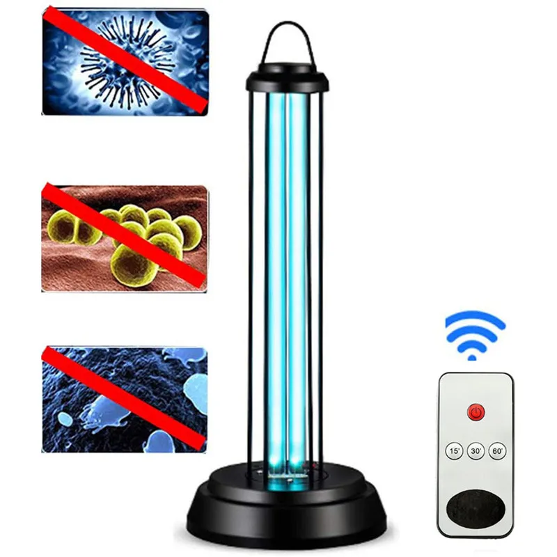 

Portable Germicidal Uv Lamp Uv Light Sterilizer Lampe Desinfectante Des Chambre Mites Mold Bacteria Peculiar Smell Eliminate 58W