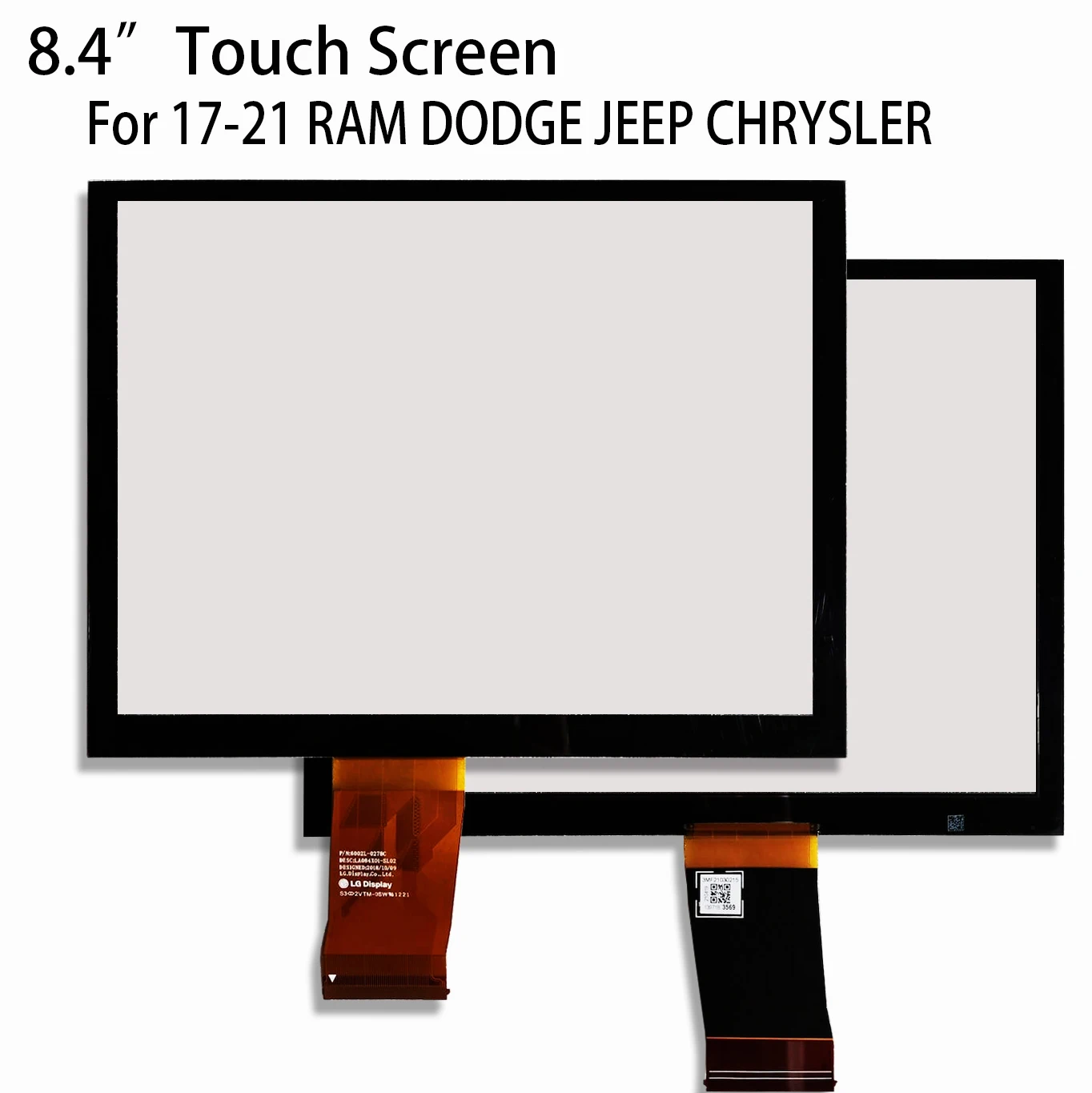 Kit de Multimídia Automotivo Novo Modelo 17 a 21 Touch Screen Lente Digitalizadora sem Lcd Rádio Navegação Uconnect Dodge Jeep Chrysler