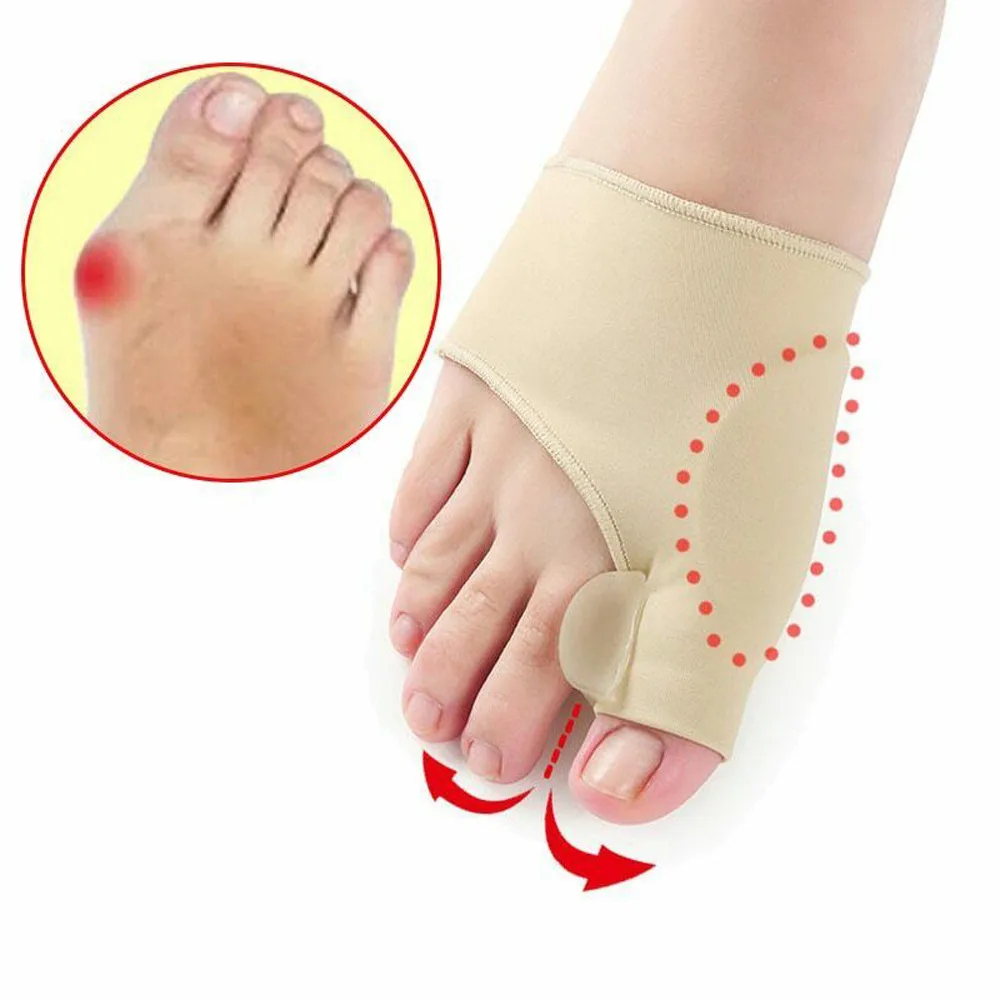 Инструмент для ухода за ногами 2 пары Ealthy Leg рекомендуется большой палец вальгус палец ноги сепаратор рельеф корректирующая накладка палец корректор Oct