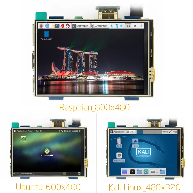 3 5-дюймовый ЖК-Дисплей HDMI USB сенсорный экран реальный HD 1920x1080 ЖК-дисплей Py для Raspberri