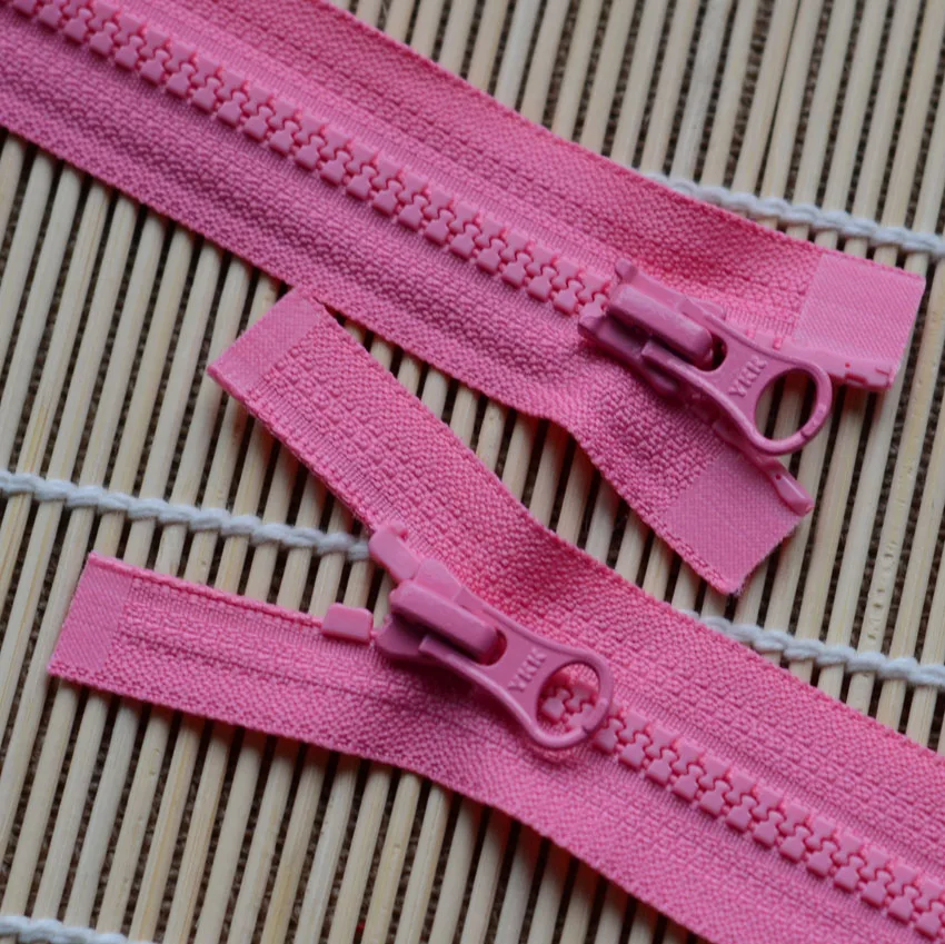 Double zipper ykk resin 60 90cm dress placket zipper 5 resin double