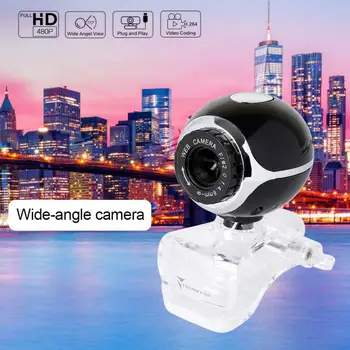 

Computer Camera USB Web Camera Webcams Built-In Sound-absorbing Microphone Web Cam For Camara Web Para Pc Youtube Camera