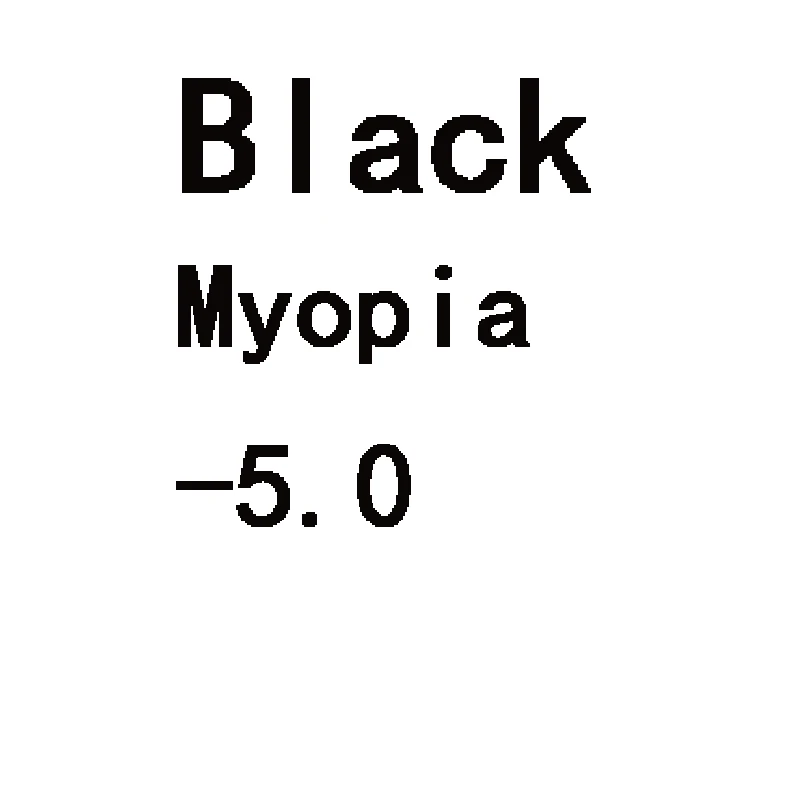 Black myopia 500 Очки для плавания для взрослых, анти-туман, УФ, близорукость, очки для плавания, водонепроницаемые, для плавания, очки, профессиональные, с силиконовым покрытием, очки для мужчин и женщин - Цвет: Black myopia 500
