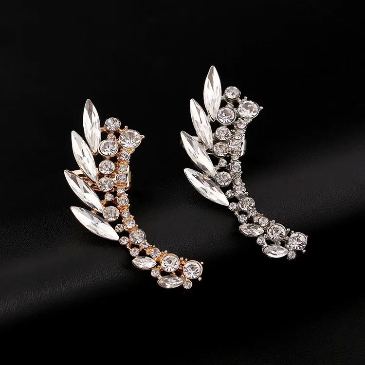 Женский зажим для ушей в стиле панк полый Бур из сплава гарнитура персональные