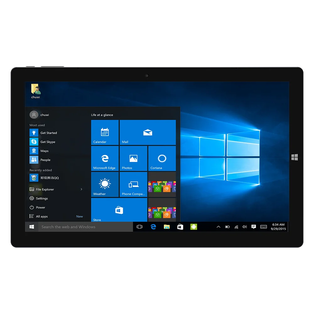CHUWI UBook 11,6 дюймов 1920*1080 дисплей Intel N4100 четырехъядерный процессор 8 ГБ ОЗУ 256 ГБ SSD Windows планшеты с двухдиапазонным Wifi