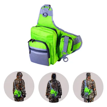 

Multi-Functional Wear Resistant Canvas Fishing Tackle Bag Outdoor Large Capacity Fishing Accessories Lure Reel Shouder Bags Pack