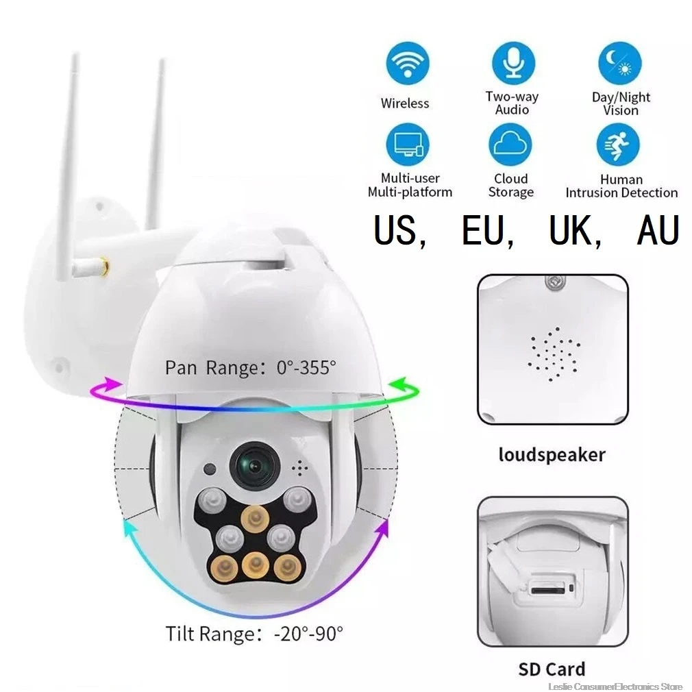 

HD 1080P 2Mega mini 360 Degree Wireless Cloud Platform Outdoor Waterproof Camera Security Network Wifi Hd Surveillance Camera