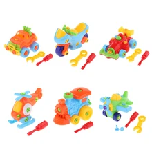DIY Строительная сборка грузовик игрушка с гайками для От 3 до 5 лет мальчиков и девочек обучающий развивающий подарок