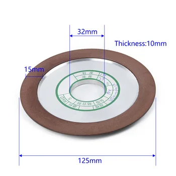 

5-inch 125 Mm Resin + Aluminum Grinding Discs High Hardness Grit 150 # For Polishing