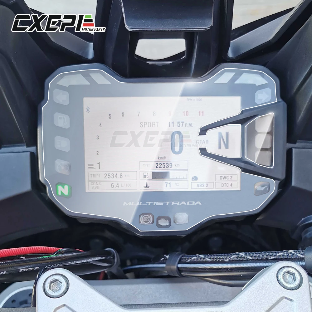 2 шт. в одной посылке для DUCATI Multistrada 1200 950 2015 2016 2017 2018 Защитная пленка