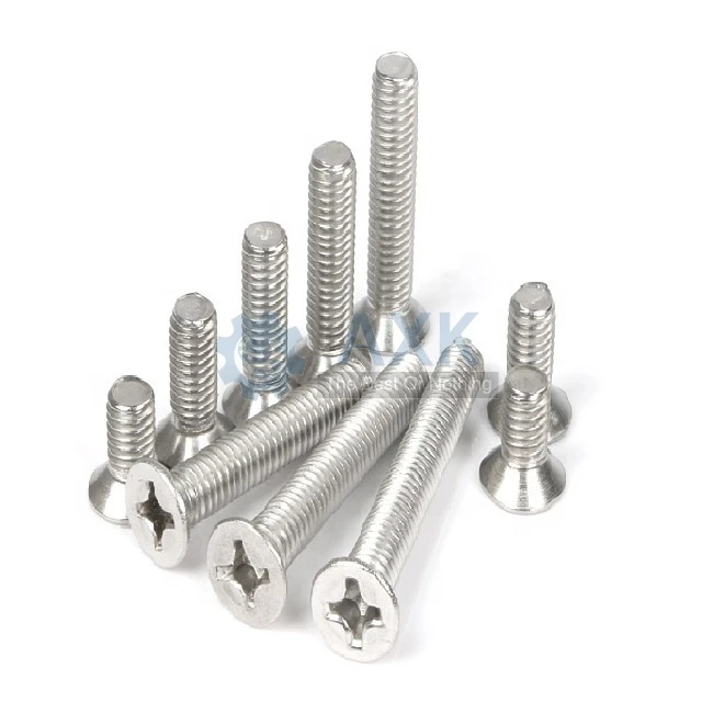 Details about   M3x6 SUS430 Stainless Steel Machine Screw Vented Flat Head Phillips Pack of 12 