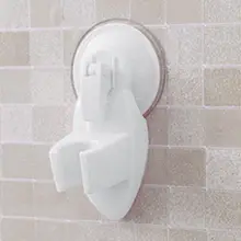 New Bathroom Movable Bracket Powerful Suction Shower Seat Chuck Holder Strong Attachable Shower Head Holder