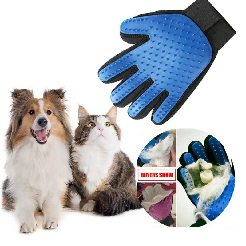 cat mitten brush