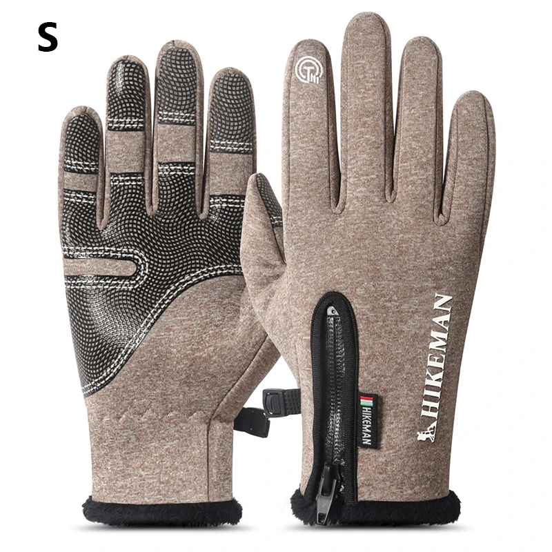 Winter Gloves Touch Screen Waterproof Windbreaker Mitten Unisex Men Women Warm Motorcycle Ski Gloves Outdoor Fleece Gloves