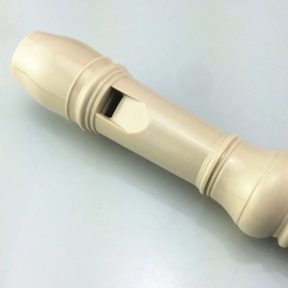  Interesting Children Teaching A Soprano Flute Clarinet Self Taught Play Student White Resin Treble  - 4000367297459