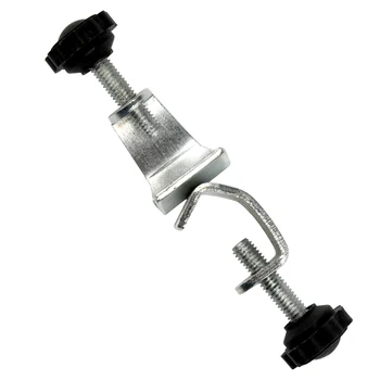 

2Pcs Iron Stand Flask Holder Accessory Cross Clamp Black Knob Fixed Tools Chemistry Lab Equipments Education Supplies