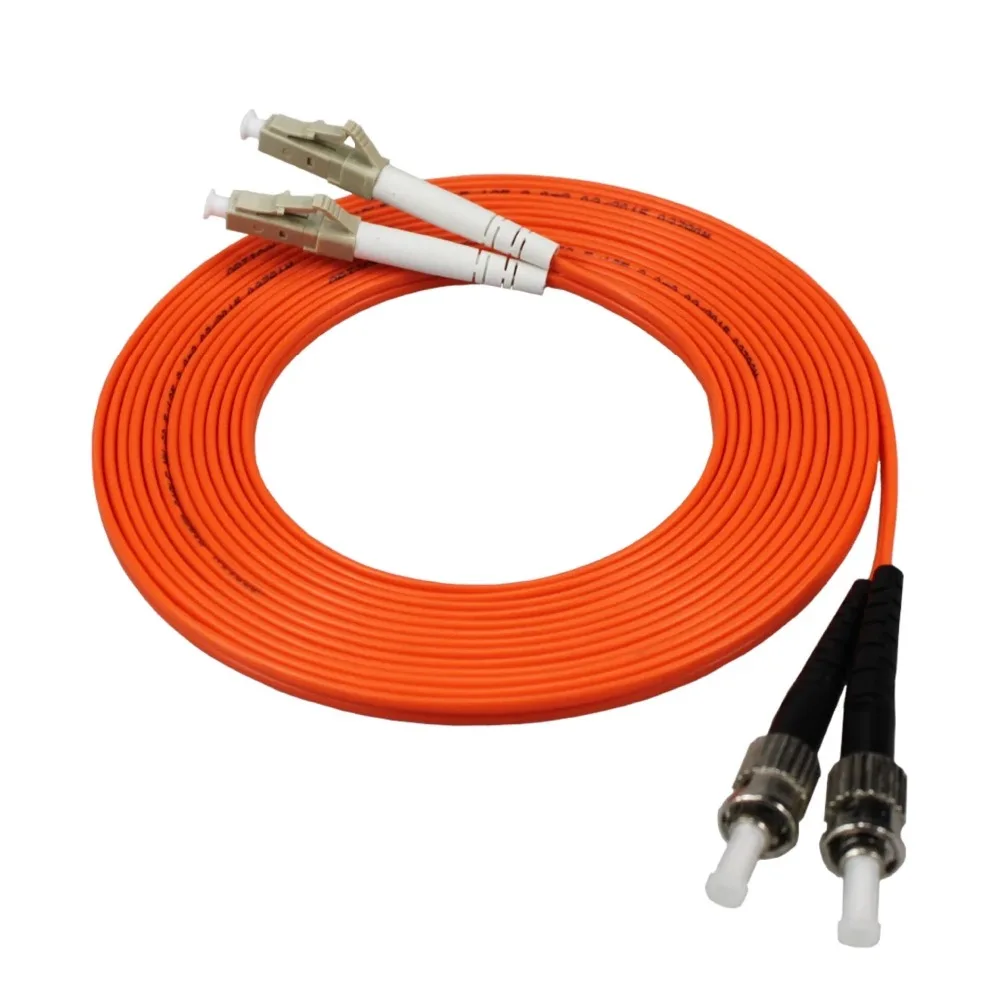5PCS/lot LC/UPC-ST/UPC fiber optic patch cord 1M 2M 3M 5M Duplex Multimode cable FC-FC optical fibre jumper MM DX free shipping