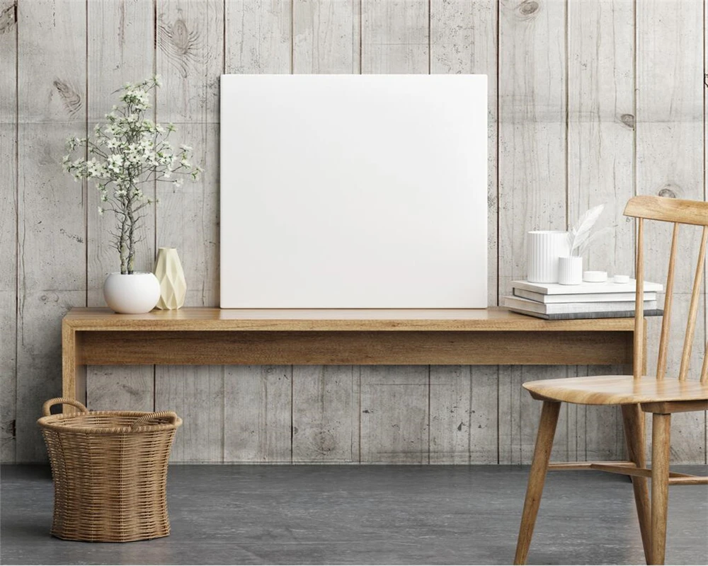 Beibehang Personalizzato Moderno Minimalista Papier Peint Geometrico Legno Plancia Linee Astratto Stile Industriale Sfondo Carta Da Parati